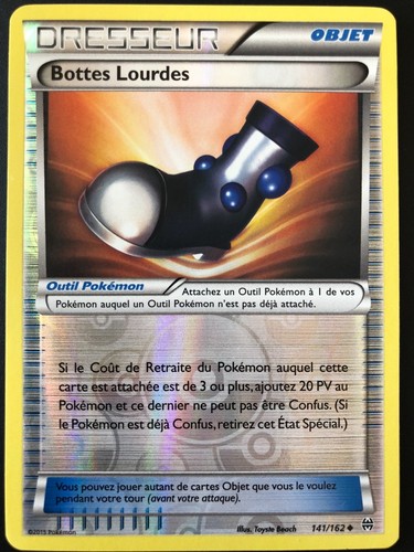 Carte pokemon bottes lourdes - carte,