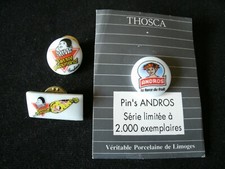 Lot 3 PIN'S publicité PIERROT