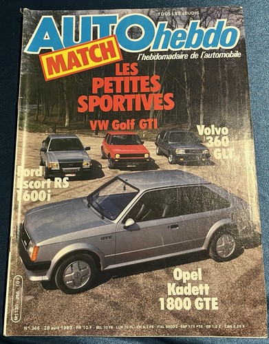 Auto hebdo autohebdo - autohebdo, 366