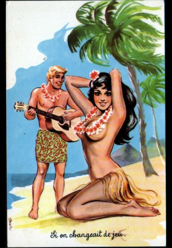 Musicien tahitienne humour - musicien,