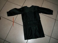 ANCIENNE BLOUSE FILLE ECOLIER ECOLE 1920 COTON NOIR