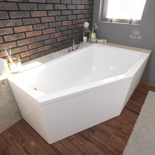 Baignoire bain angle 160x90 - d'angle,