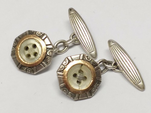 Boutons manchette anciens - boutons, de