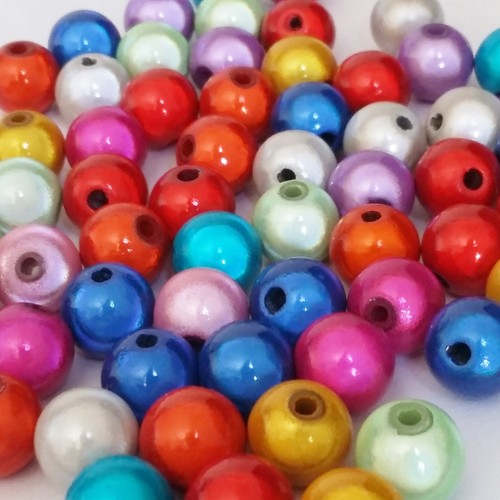 Perles 8mm mixte - 20,