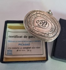 Rare médaille argent massif
