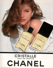 PUBLICITE AD PARFUM PERFUME CRISTALLE CHANEL