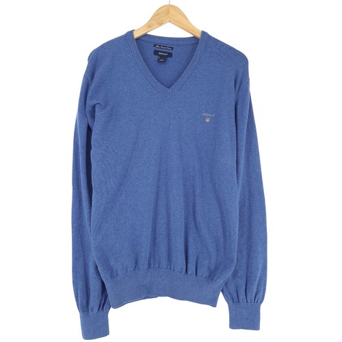 Gant pull over homme bleu - pull-over,