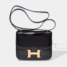 Sac HERMES Constance en Cuirs