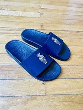 Claquettes bleues avec nounours Polo Ralph Lauren taille 28 comme neuves