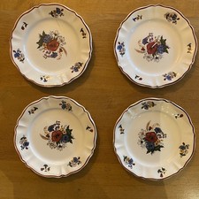 4 Assiettes à dessert Sarreguemines Modèle Agreste