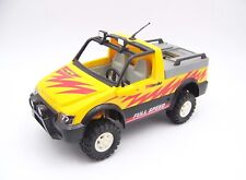 PLAYMOBIL (S528) RACING - Camion Pick-Up Jaune avec Plate-Forme Quad 4228