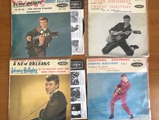 4x45T JOHNNY HALLYDAY  T'AIMER FOLLEMENT,NEW ORLEANS,24000 BAISERS, ETC.......