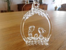 Décoration de sapin crèche