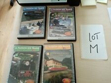 Lot 4 Dvd-la PASSION des trains-48/49/50/51-cheminot/pacific plm/x-2800/autorail