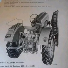 Tracteur Agricole Allgaier