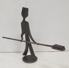 sculpture francis py metal fer forge brutaliste boulanger dlg max bre vintage 