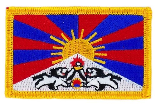 Patch écusson brodé drapeau - écusson,