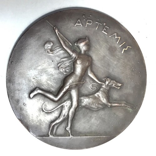 Médaille art déco - déco, bronze
