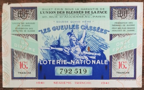 Billet loterie nationale - de,
