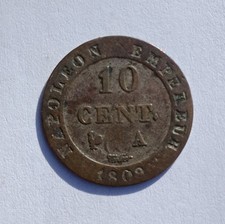 10 Cent. Napoléon 1 Er 1808