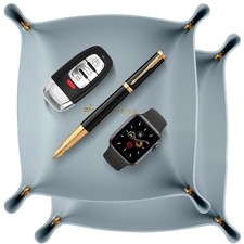 Vide Poche en Cuir 2 Pièces Plateau Vide Poche Entree Vide Poche Entree Plate...