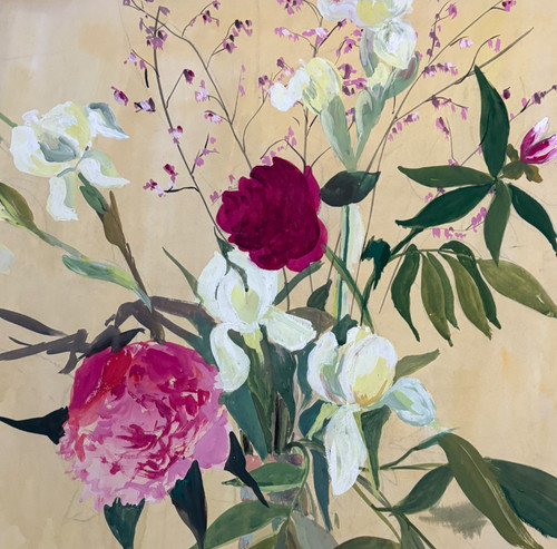Nature morte peinture florale
