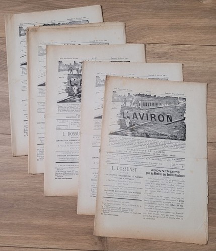 Aviron 1904 - l', rowing
