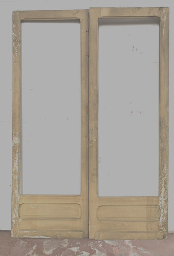 Deux portes séparation e - portes,