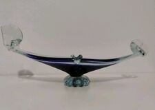 Cendrier gondole en verre Murano, fait main. MADE IN ITALY