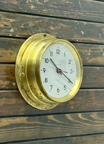 Horloge murale marine nautique