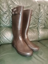bottes  de pluie Aigle Chantebelle caoutchouc P39 marrons