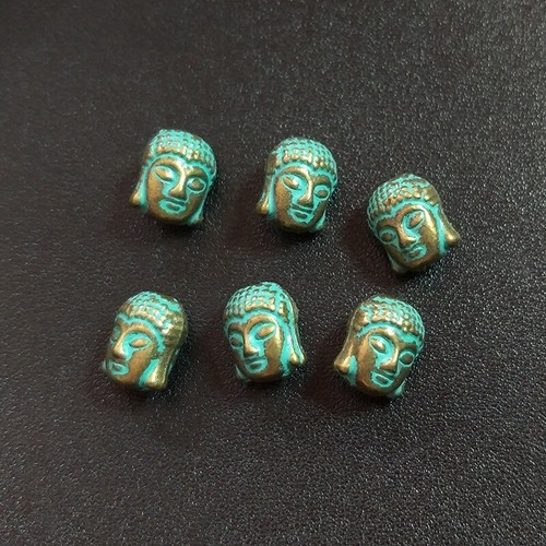 Lot perles en bronze - 6,