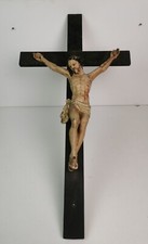 Christ En Plâtre Polychrome