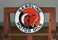  Mohawk Gasoline Porcelain Gas