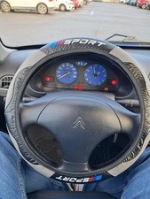 Couvre Volant Sport Gris Et Noir Pour Volant 37 Cm