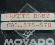 Movado Ermeto baby verre - Cal 575