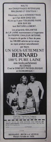 Publicité sous vêtements - publicitÉ, sous-vÊtements