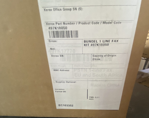 Module fax xerox - fax, 1