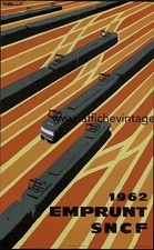 Affiche Poster Train SNCF