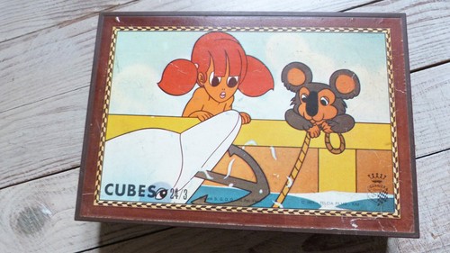 Jeu cubes vintage - jeu,