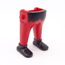 40009 Playmobil Paire de Jambes Gros Ventre Rouge et Noir Chaussures Médiévales 