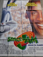 Space Jam Affiche ORIGINAL Poster 120x160cm 47"63 1996 Michael Jordan Bugs Bunny
