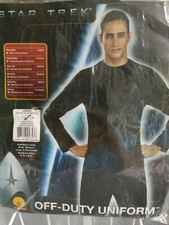 OFF DUTY UNIFORM STAR TREK COSTUME RUBIES ADULT 50% OFF FINAL SALE!!