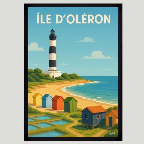 Affiche poster mural - affiche, Île