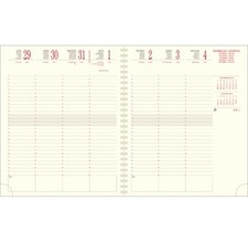 Exacompta Agenda semainier de bureau Eurotime 27S ,noir