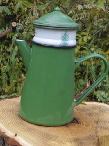 Cafetiere filtre emaillee - cafetiere,