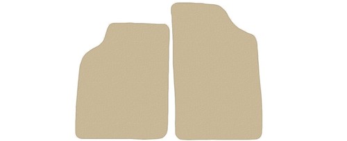 Beige velour avant tapis - tapis, de