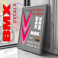 Stickers repro BMX Vintage decals MBK BERCY MASTER s