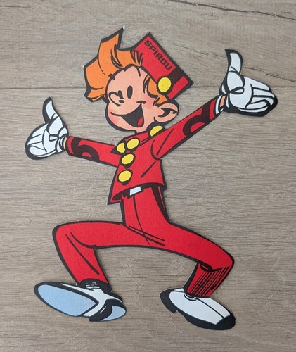 Spirou carton personnage de - spirou, en