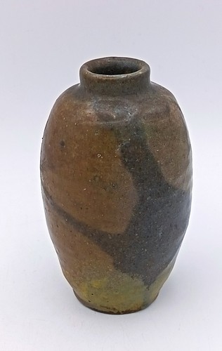 Vase grès signé - grès, eugène